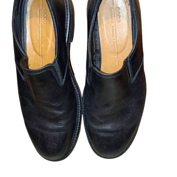 ECCO Men\'s London Apron Toe Slip On Loafer Black Size US 12/12.5 main image 4